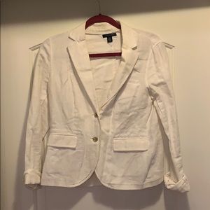 Tommy Hilfiger White linen blazer